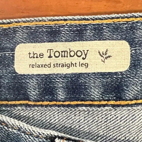 AG Adriano Goldschmied the Tomboy Relaxed Straight Leg Jeans 28R - Picture 7 of 9